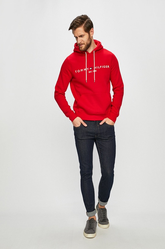 Tommy Hilfiger - Μπλούζα MW0MW10752 κόκκινο AA00