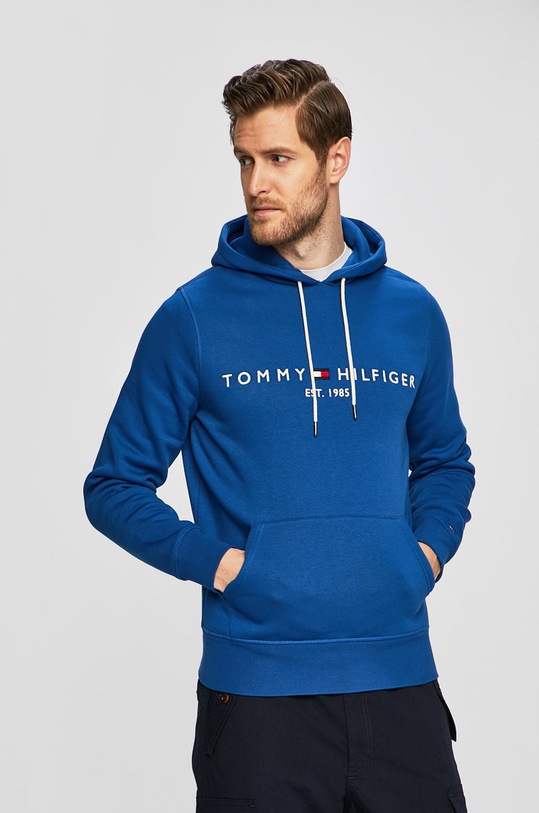 Tommy Hilfiger - Μπλούζα με κουκούλα μπλε MW0MW10752