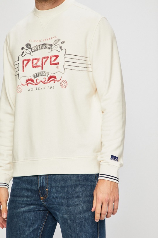 Pepe Jeans - Mikina bílá PM581634