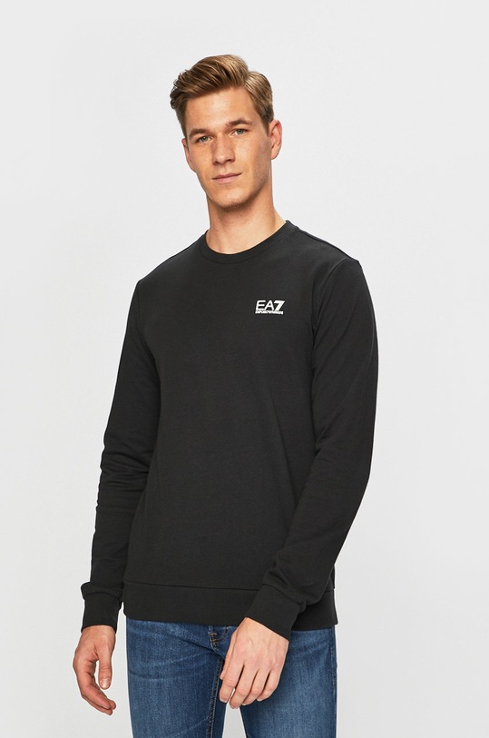 Mikina EA7 Emporio Armani bez kapuce černá PJ05Z.8NPM52