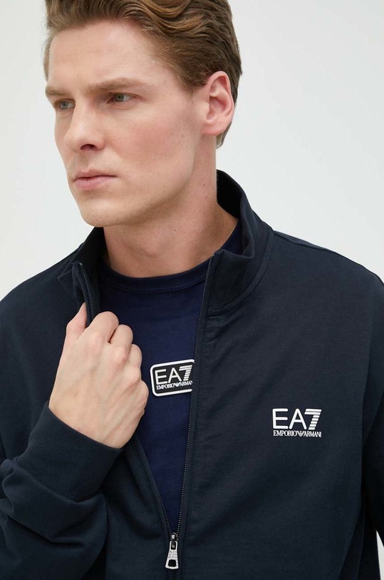 EA7 Emporio Armani bluza z elastanem granatowy PJ05Z.8NPM01
