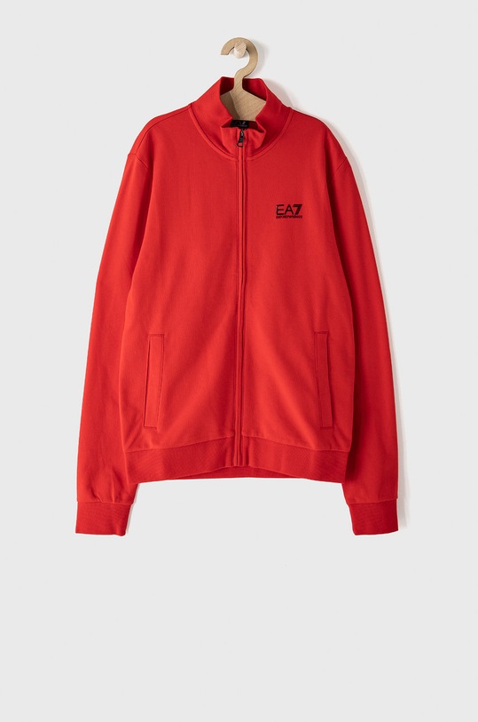 Mikina EA7 Emporio Armani bez kapuce červená PJ05Z.8NPM01