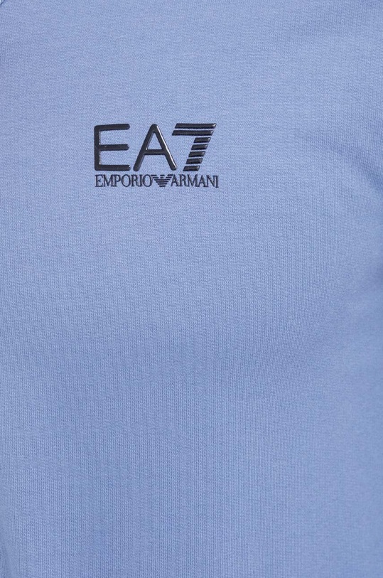 Bavlnená mikina EA7 Emporio Armani PJ05Z.8NPM03 modrá