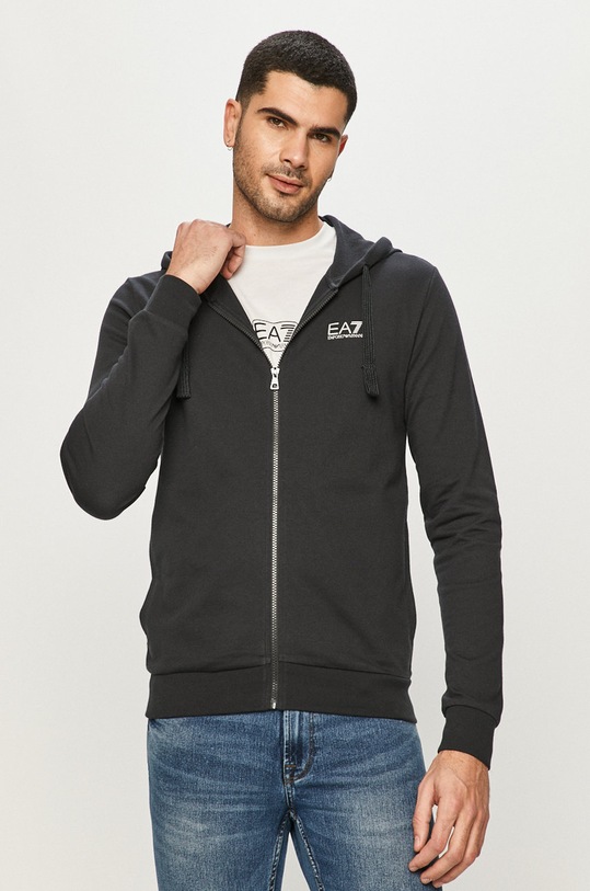 EA7 Emporio Armani bluza bawełniana bawełna granatowy PJ05Z.8NPM03