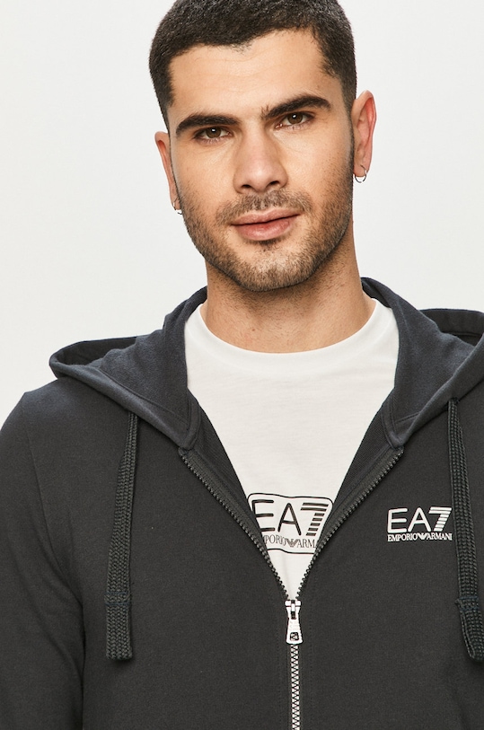 EA7 Emporio Armani bluza bawełniana granatowy PJ05Z.8NPM03