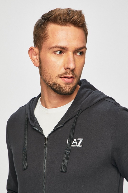 EA7 Emporio Armani bluza bawełniana granatowy PJ05Z.8NPM03