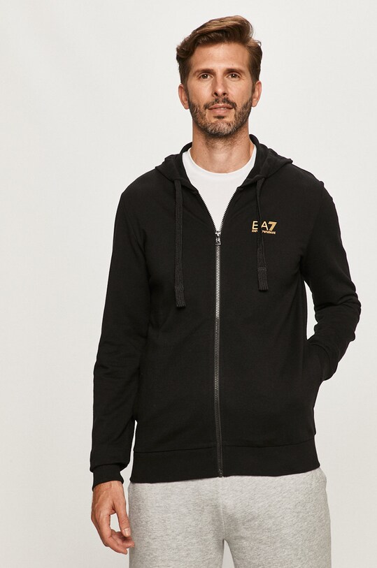 Кофта EA7 Emporio Armani с капюшоном чёрный PJ05Z.8NPM03
