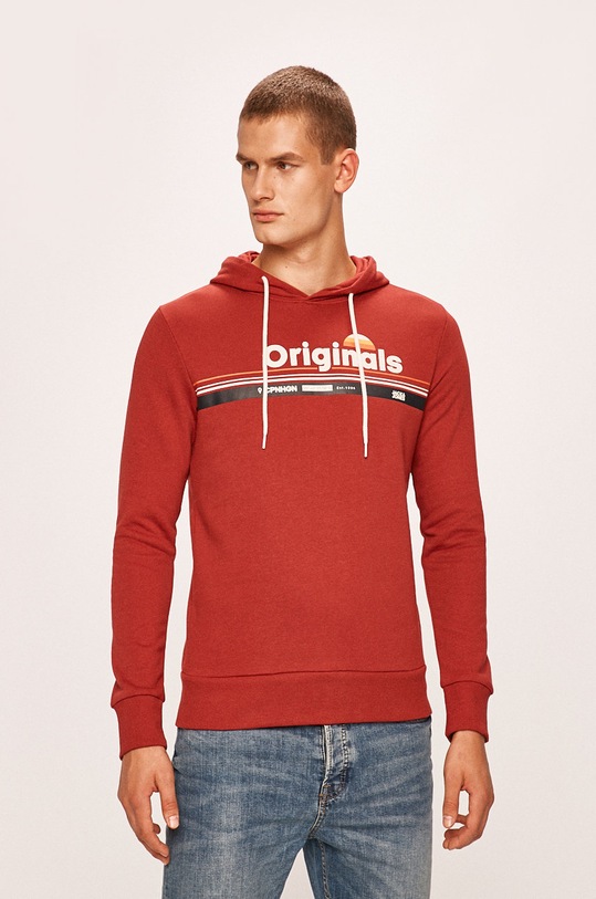 Jack & Jones - Bluza print rosu 12160123