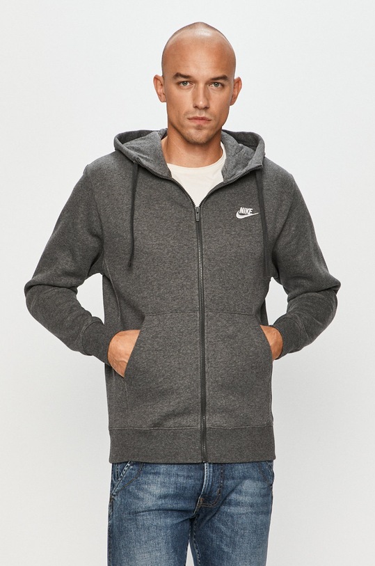 Nike Sportswear - Mikina s kapucňou sivá BV2645