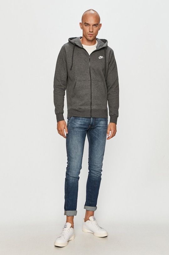 Nike Sportswear - Mikina BV2645 sivá SS21