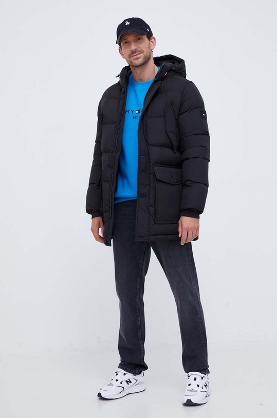 Tommy Hilfiger bluză MW0MW11596 albastru AW25