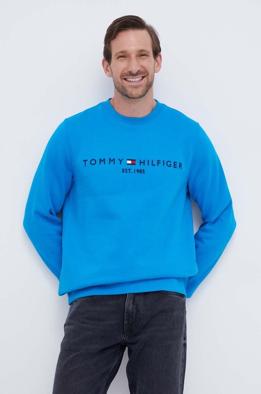 Tommy Hilfiger bluză albastru MW0MW11596