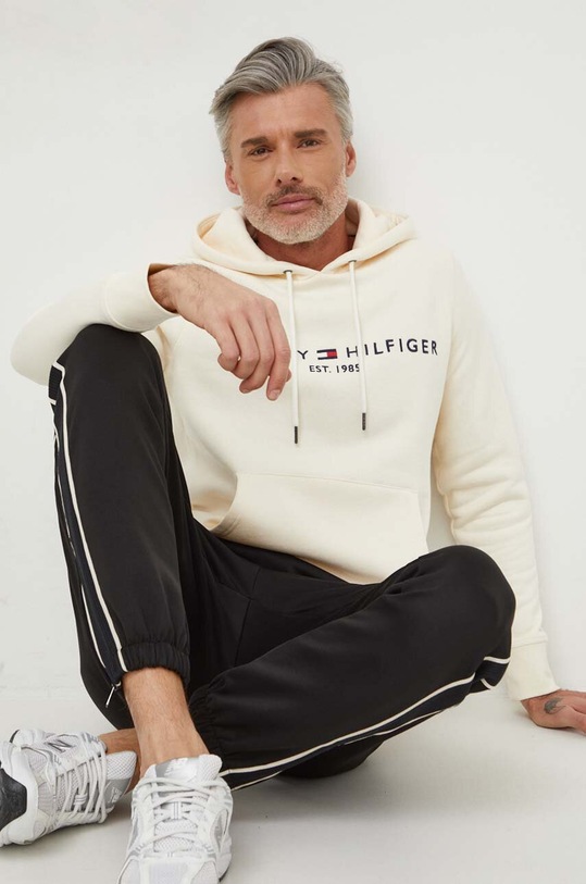 Tommy Hilfiger bluza pozostałe beżowy MW0MW11599