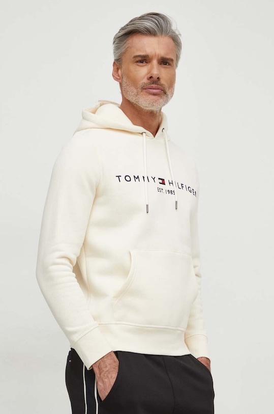 Dukserica Tommy Hilfiger bež MW0MW11599