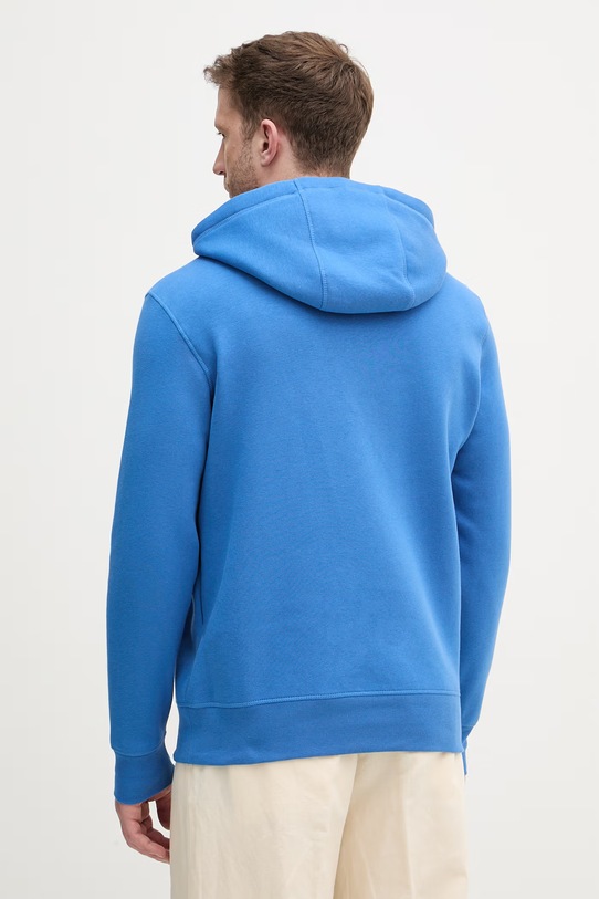 Oblečenie Tommy Hilfiger mikina s kapucňou pánska s bavlnou MW0MW11599 modrá