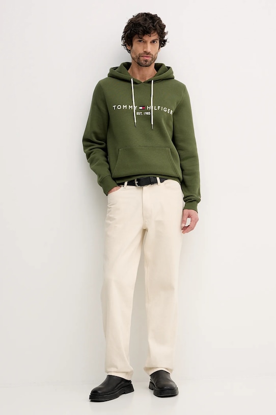 Tommy Hilfiger bluza MW0MW11599 zielony AW25