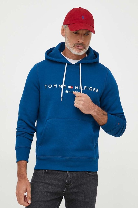 Tommy Hilfiger bluza pozostałe niebieski MW0MW11599