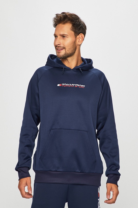 Tommy Sport - Bluza print bleumarin S20S200272