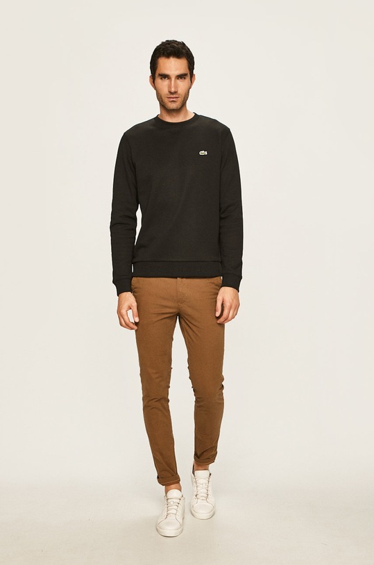 Lacoste - Mikina SH8577 čierna AW19