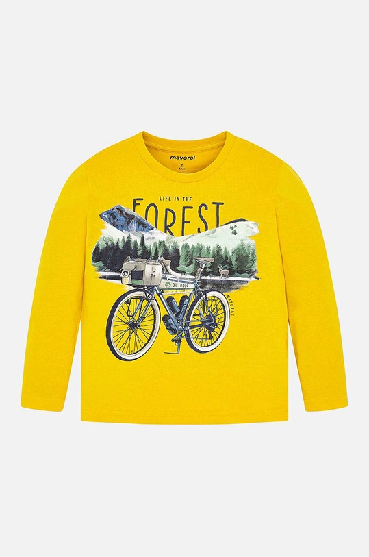 Mayoral - Detské tričko s dlhým rukávom 92 - 134 cm bavlna žltá 4032.5F.mini