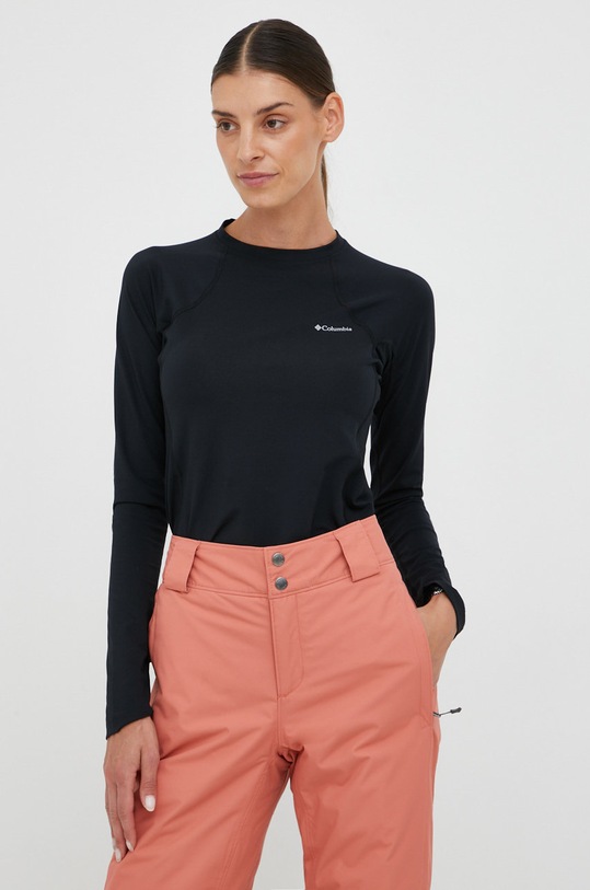 Columbia longsleeve funzionale Midweight Stretch sport invernali nero 1639021