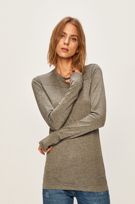 Craft - Longsleeve uni gri 1906592