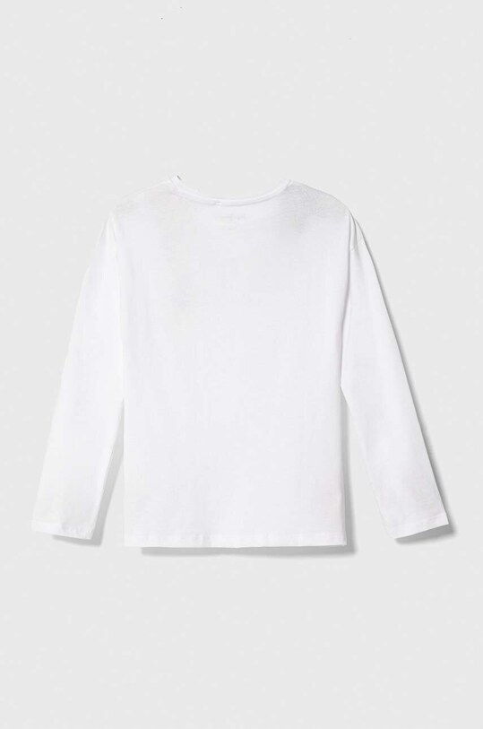 Pepe Jeans longsleeve bawełniany dziecięcy PG502319 biały AW23