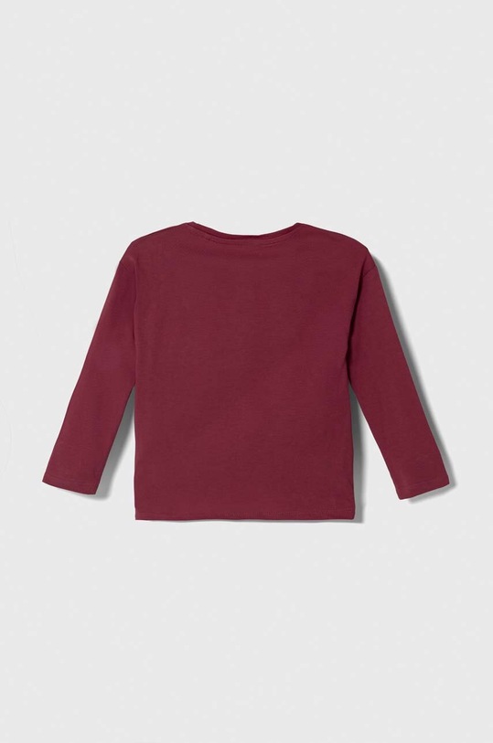 Pepe Jeans longsleeve bawełniany dziecięcy PG502319 bordowy AW23