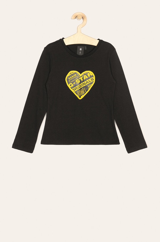G-Star - Detské tričko s dlhým rukávom 128-164 cm bavlna čierna SP10596