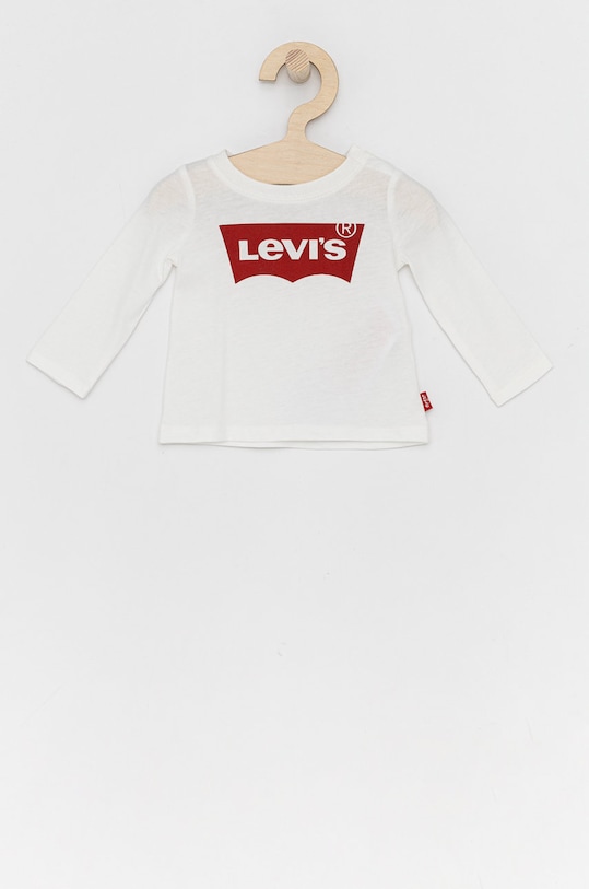 Levi's - Longsleeve copii 56/62-98 cm print alb NP10504