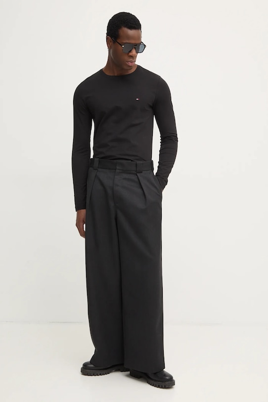 Tommy Hilfiger longsleeve MW0MW10804 czarny AW25