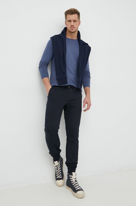Longsleeve Tommy Hilfiger MW0MW10804 μπλε AW24