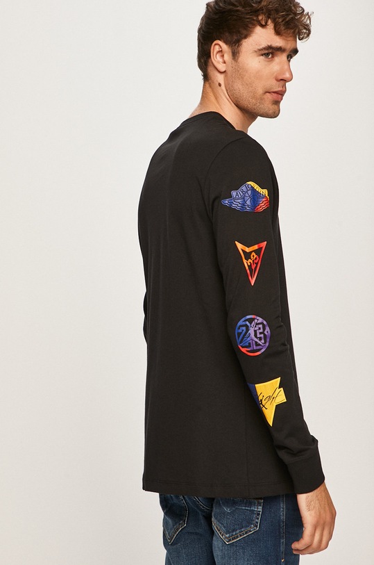 Oblečenie Jordan - Pánske tričko s dlhým rukávom AT8938 čierna