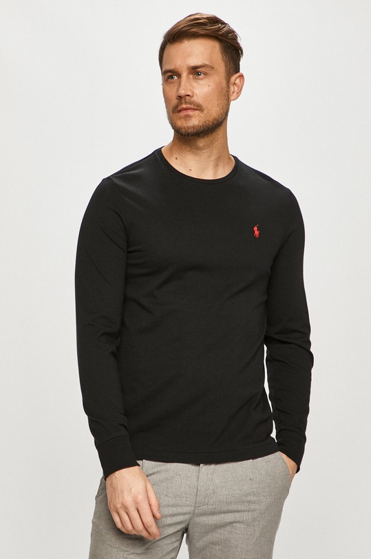 Polo Ralph Lauren - Longsleeve 710671468001 czarny 710671468001