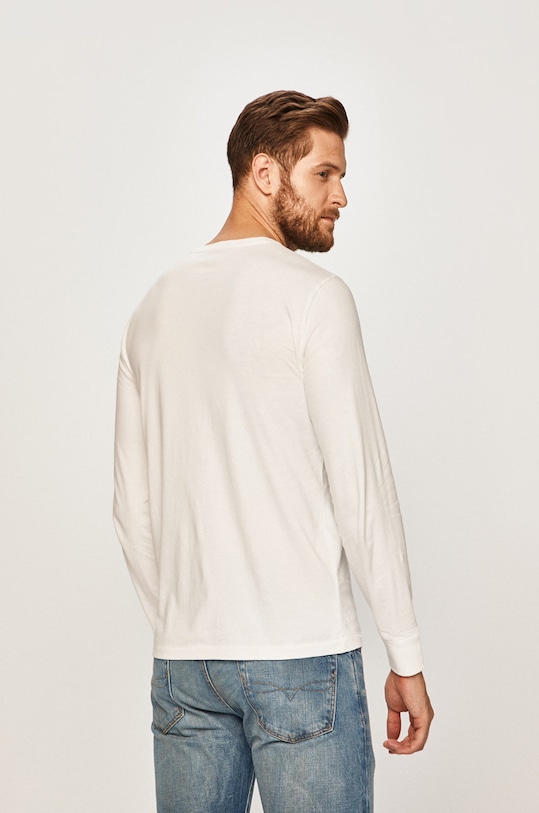 Oblečenie Polo Ralph Lauren - Pánske tričko s dlhým rukávom 710671468004 biela