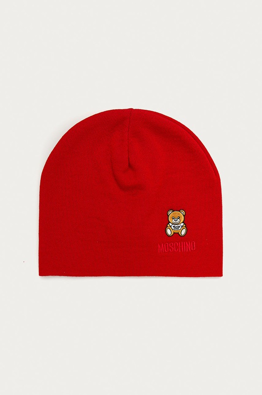 Moschino - Czapka wełna czerwony M2096.65161