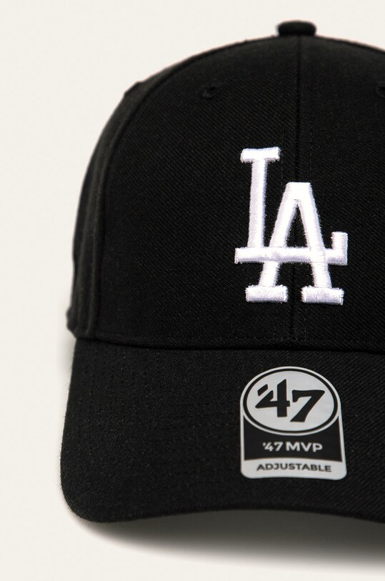 47brand șapcă MLB Los Angeles Dodgers B.MVP12WBV.BKJ negru SS20