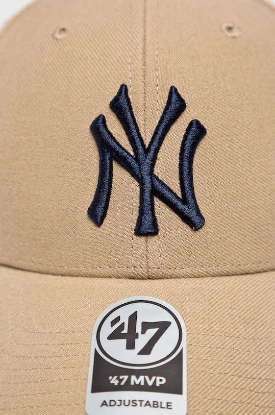 47 brand - Καπέλο MLB New York Yankees B.MVP17WBV.KHA μπεζ AW19