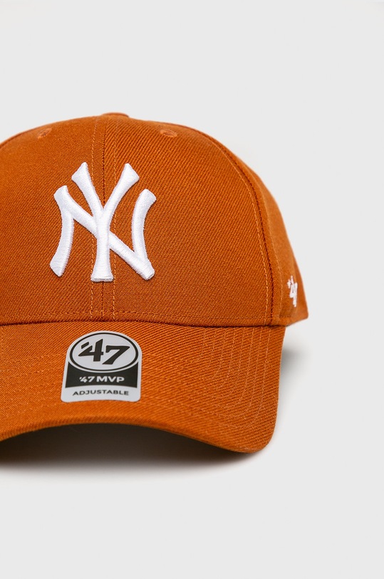 Doplnky 47 brand - Čiapka MLB New York Yankees B.MVPSP17WBP.BO oranžová