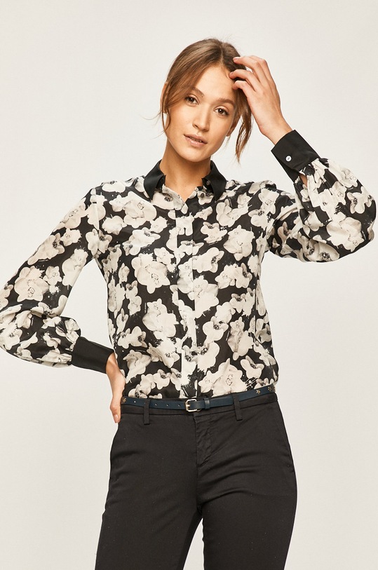 Karl Lagerfeld - Camasa lung negru 96KW1607