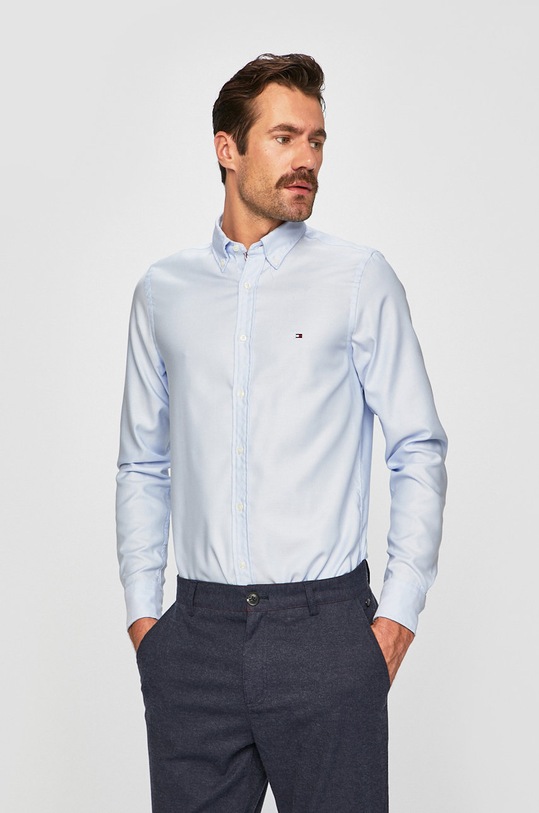 Tommy Hilfiger - Košeľa MW0MW10936 modrá
