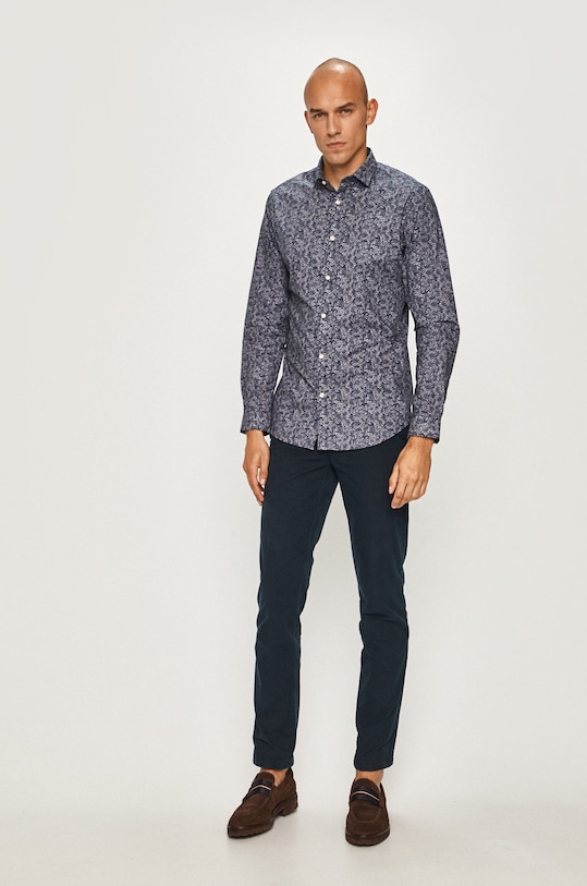 Odzież Jack & Jones - Koszula 12158434 granatowy