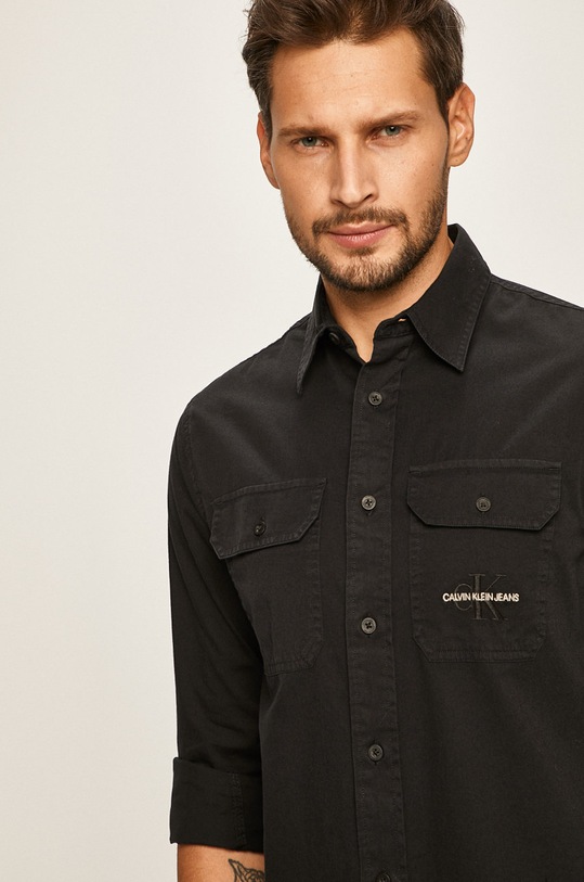 Calvin Klein Jeans - Košile J30J313140 černá