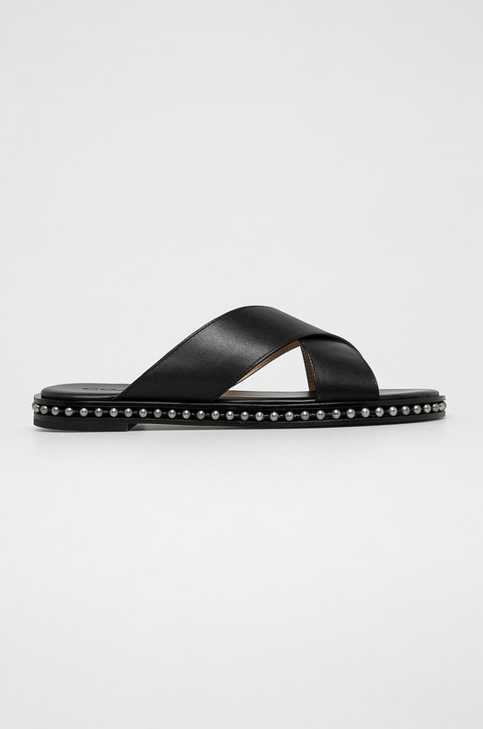 Coach - Papuci piele negru G3976