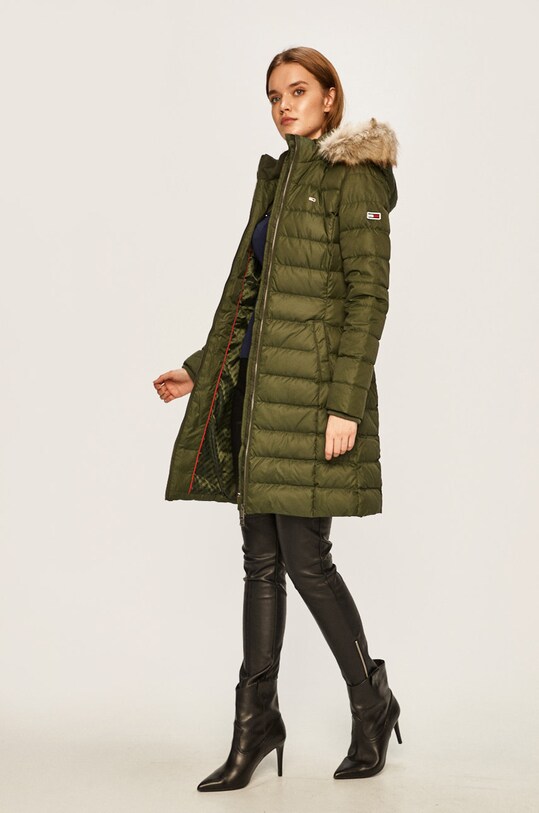 Tommy Jeans - Kurtka puchowa DW0DW07086 DW0DW07086 zielony AW19