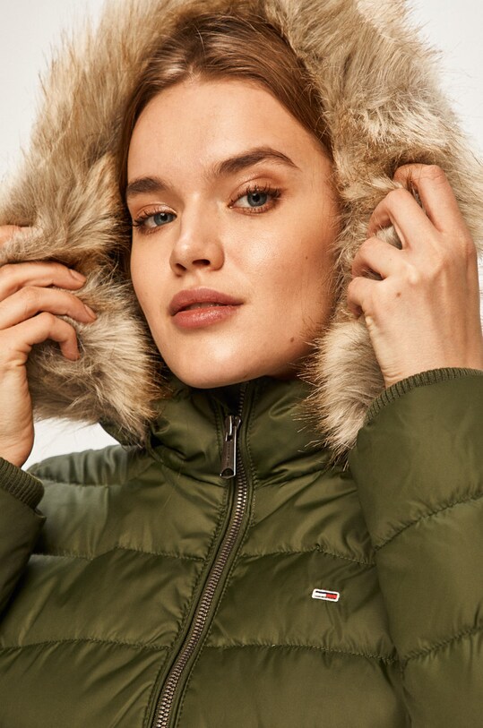 Tommy Jeans - Kurtka puchowa DW0DW07086 zielony DW0DW07086
