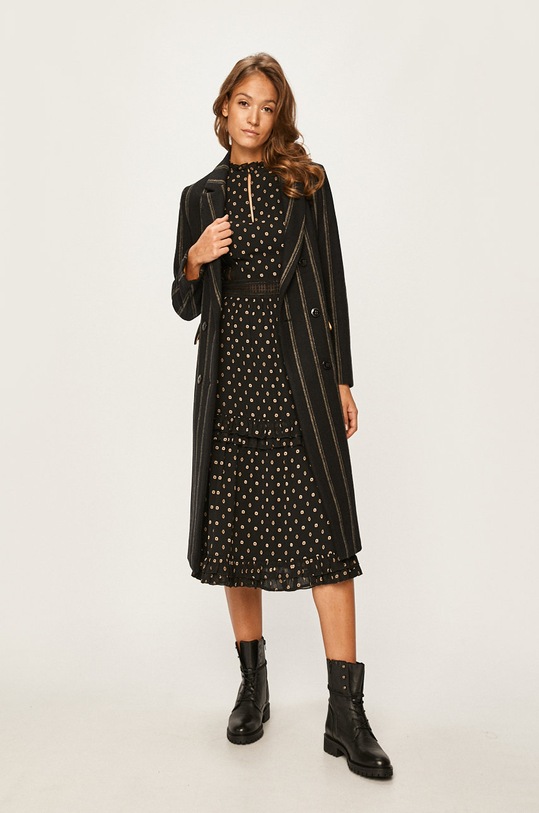 Scotch & Soda - Kabát 152688 černá AW19