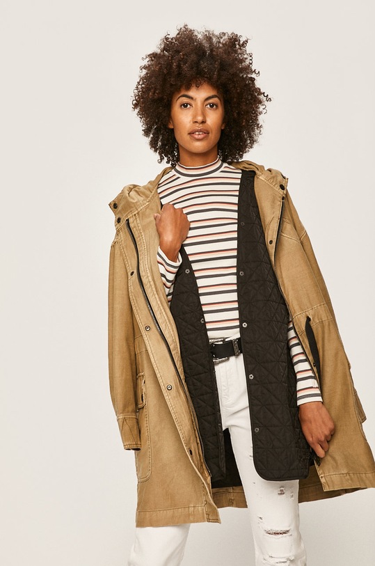 Pepe Jeans - Parka Rebeca zelená PL401492