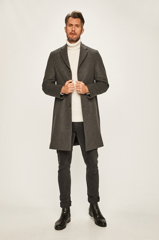 Calvin Klein - Kabát K10K104682 šedá AW19