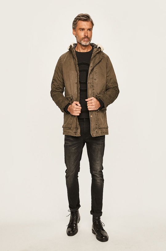 Pepe Jeans - Parka Mitsio PM401456 zöld AW19